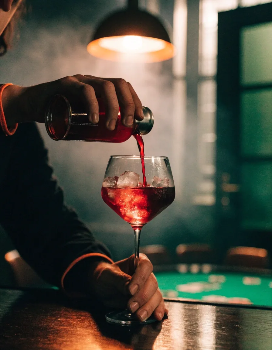 Kącik lounge z lampą na stoliku podczas spotkania firmowego